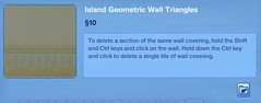 Island Geometrioc Wall Triangles 3