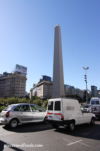 9 de Julio Avenue Obelisco de Buenos Aires