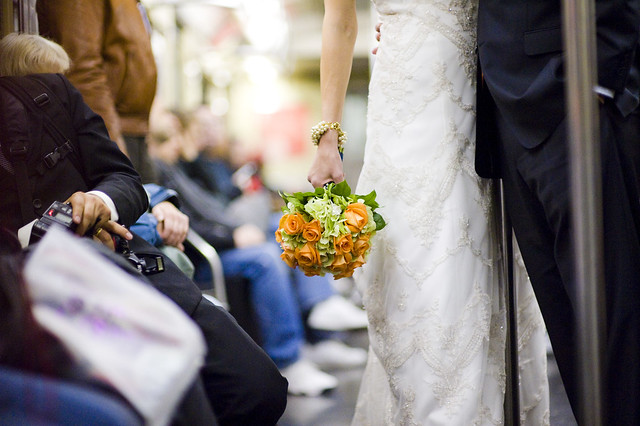 KateRussWedding_subway close-up_photo by Augie Chang