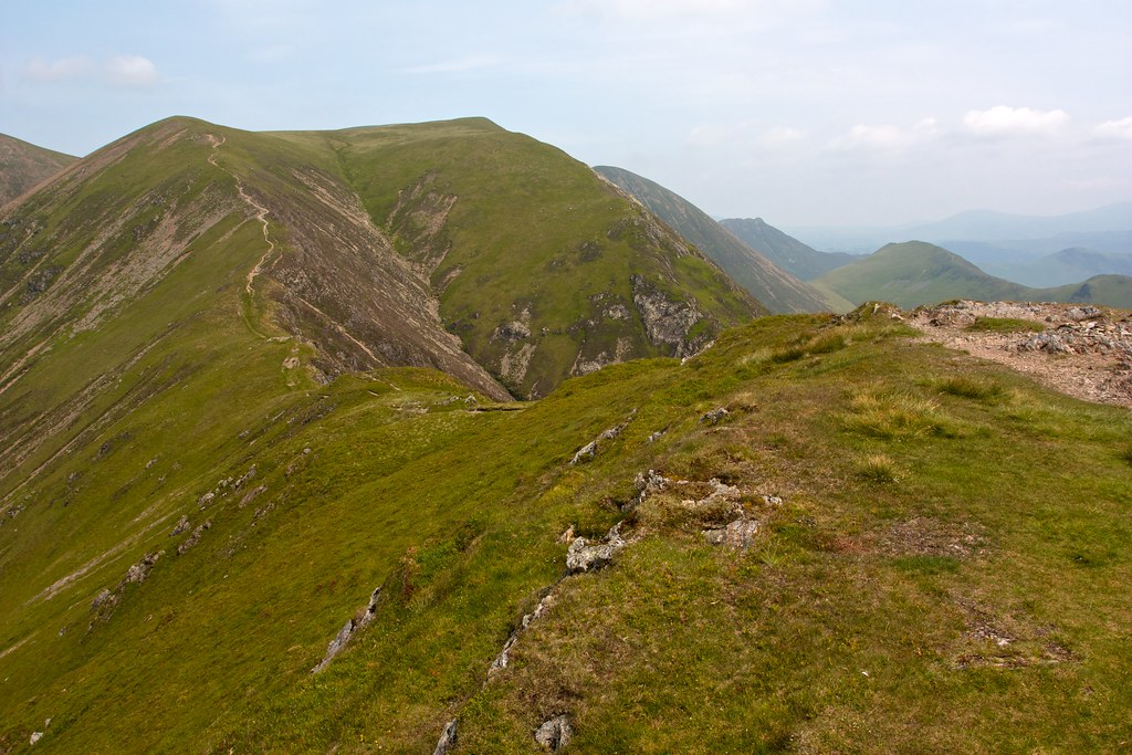 Wandope, Crag Hill and Sail from Whiteless Edge