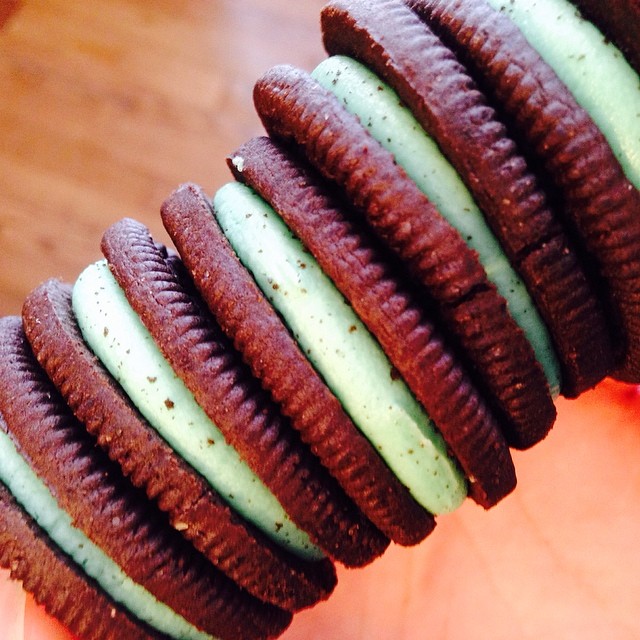 Day 16. Beautifully Ordinary. St. Patrick's Day is tomorrow and would not be the same without some BEATIFULLY ORDINARY Mint Oreos! You don't want to know how many I've inhaled today.  but, they're SO goooood!!!  #fmsphotoaday