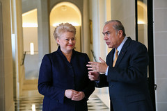 Dalia Grybauskaite, President of Lithuania at the OECD