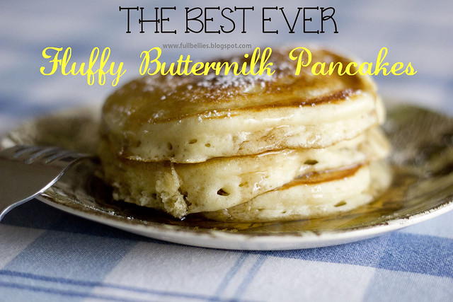 The best ever fluffy buttermilk pancakes