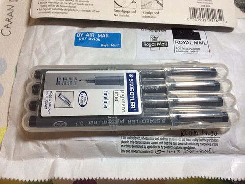 Art Supplies Reviews and Manga Cartoon Sketching: Staedtler Pigment Liner  Set of 4 fineliner pens spotlight