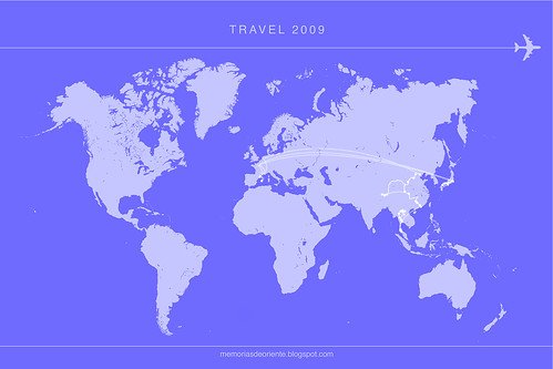 travelmap 2009