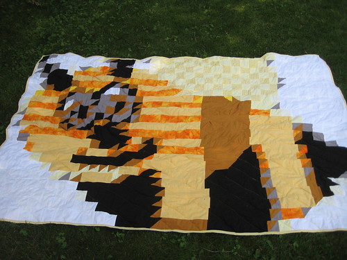Bee Quilt Finish