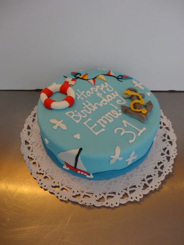 Nautical themed Birthday Cake by CAKE Amsterdam - Cakes by ZOBOT