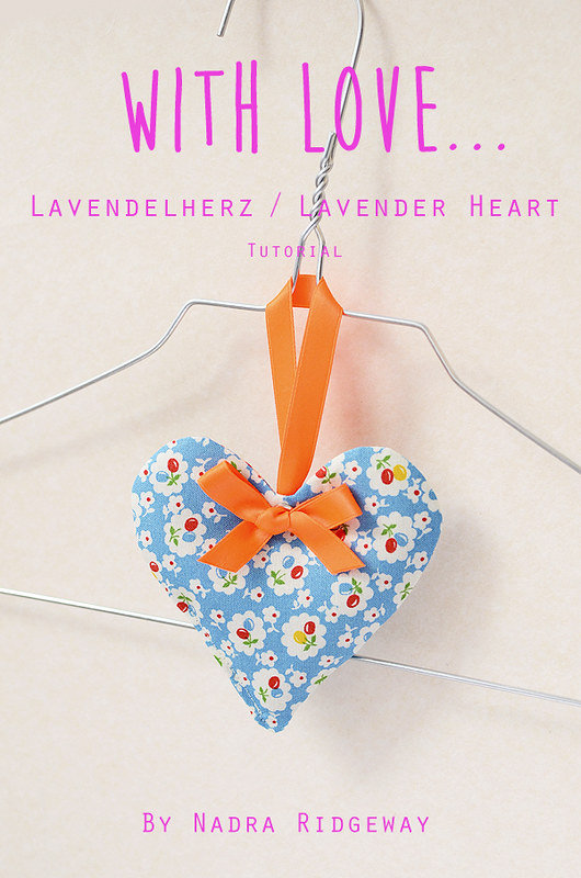 Lavendelherz / Lavender Heart Tutorial