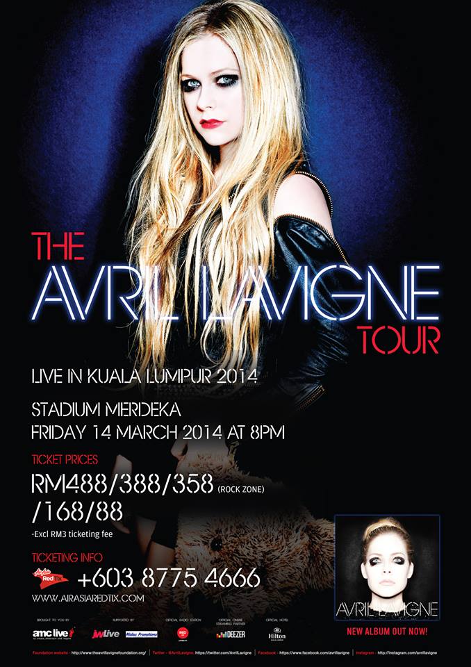 Konsert Avril Lavigne Live in Malaysia