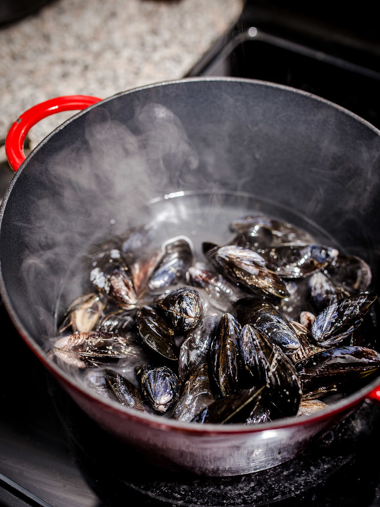 Mussels with Black Bean Sauce