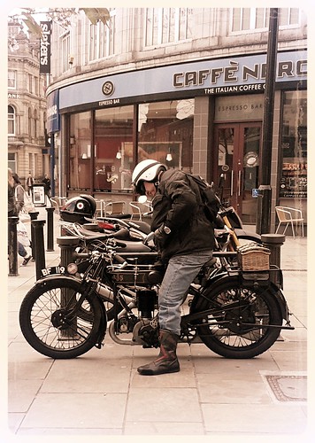 AJS Vintage Motorcycle by davekpcv