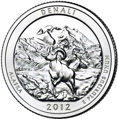 25 Centov USA 2012D, Denali