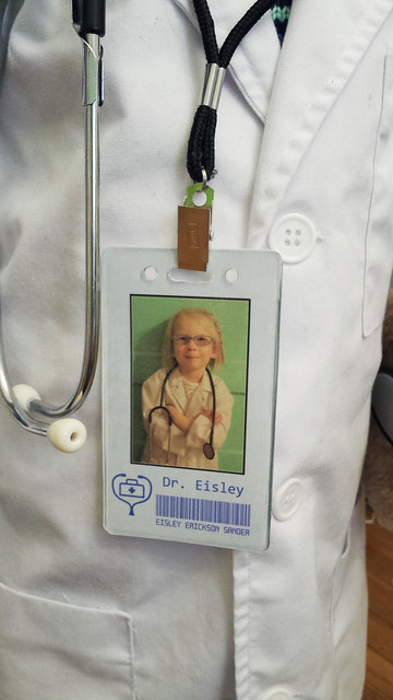 Dr. Eisley's badge