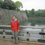 Clare on Bridge of Nijo Castle