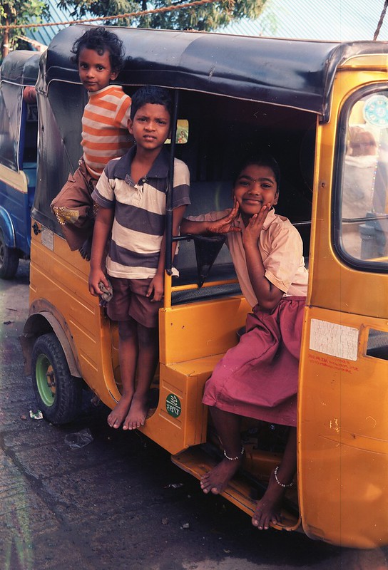 The Kids on a Rickshaw