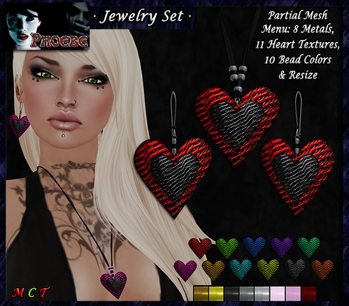 [OFFER!] *P* Passion Jewelry Set ~Multi Textures~ (PMESH)