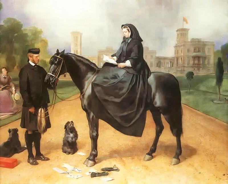 Queen Victoria at Osborne House by Edwin Henry Landseer, 1864
