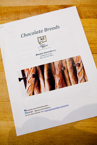 Chocolate breads class