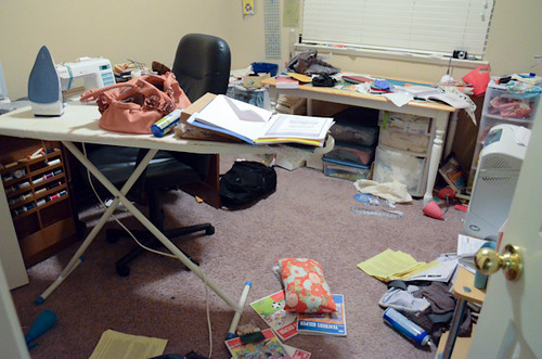 Craft room exploded
