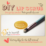 DIY lip scrub by Zelanthropy