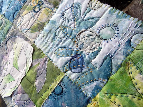 on a clear day ~ art quilt