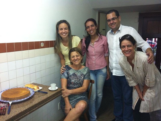 Mariana Chaves, Tatiane Rocha, Luigi D´Ângelo, Maria Antonieta e Dona Conceição, de Capelinha