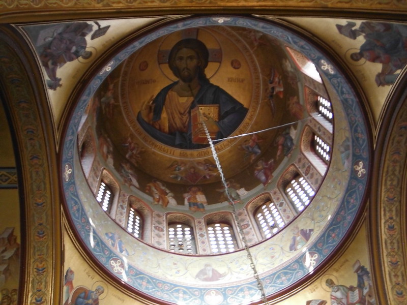 Iglesia Panagia Dexia en Tesalónica, Grecia.