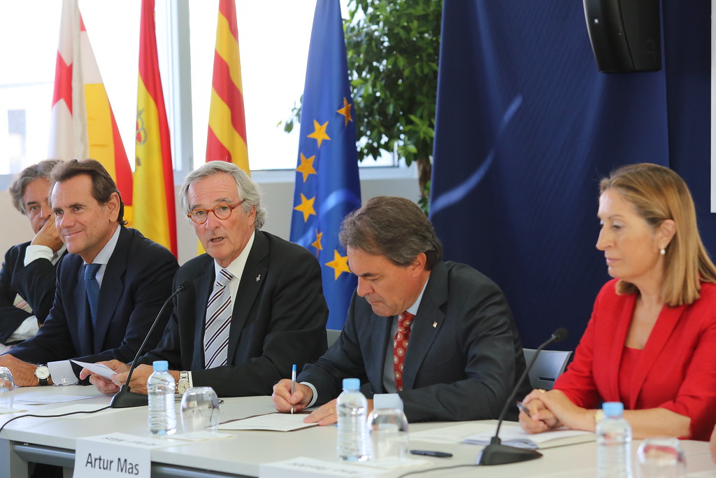 Signatura del conveni dels accessos ferroviaris al Port de Barcelona