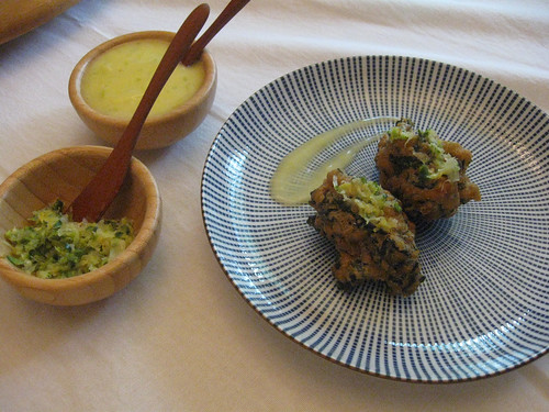 Seaweed and Tofu Beignets with Lime Mayonnaise Carl