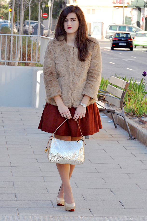 faux fur yeti zara coat, fashion blogger from spain, something fashion