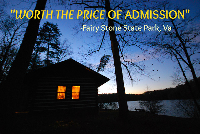 Spend the night with us! This is cabin 2 waterfront 2 bedroom cabin at Virginia State Parks -  Fairy Stone State Park