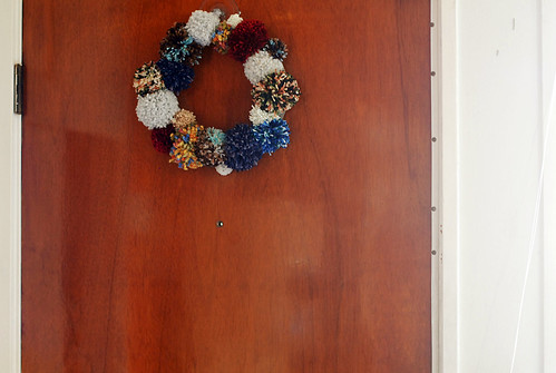 Pom pom wreath project!