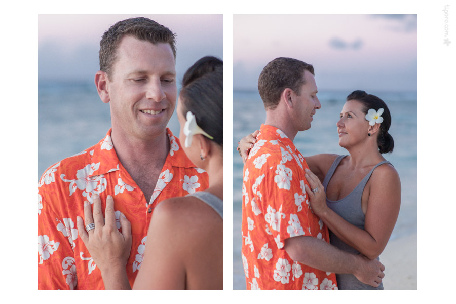 The Look. couple portraits Rarotonga, engagement photo shoot
