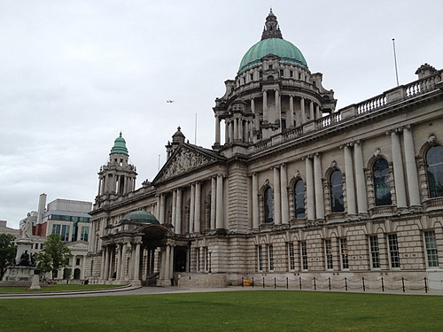 Belfast City Hall (and a plane)