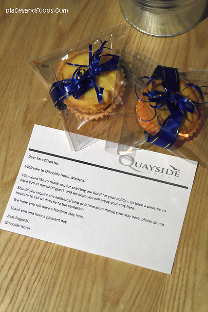 quayside hotel welcome note
