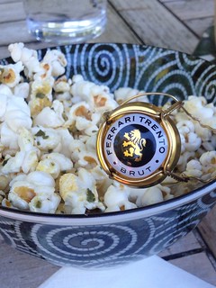 Popcorn with Butter and Fresh Sage