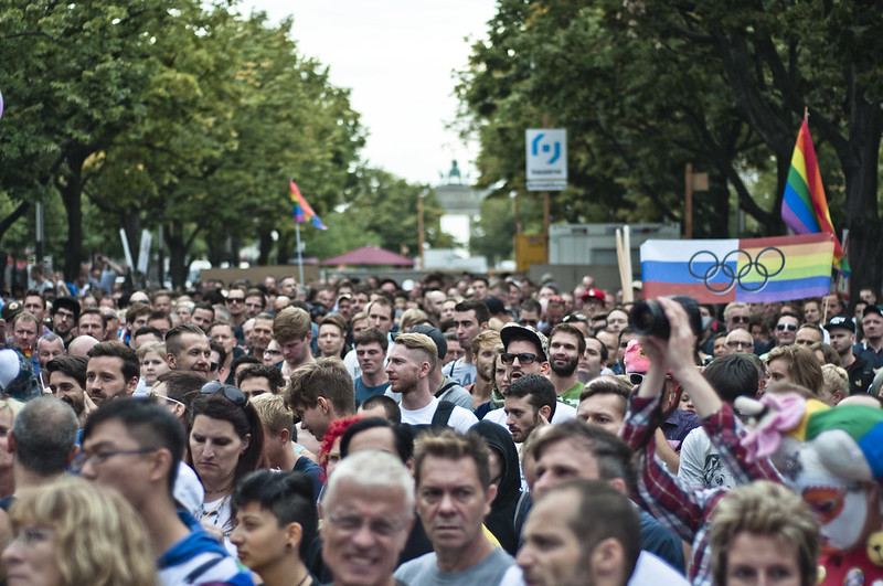 "Enough is enough – Open your mouth!", Demonstration against homophobia in Russia