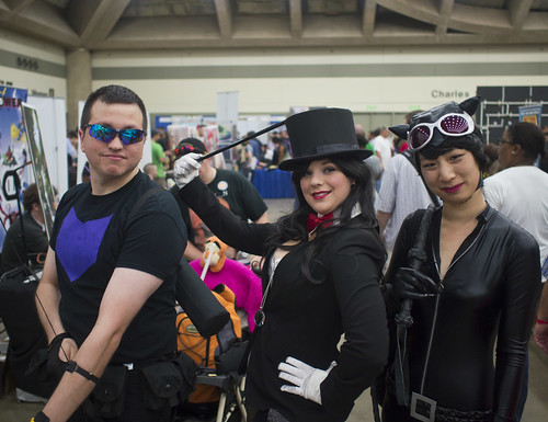 Hawkeye, Zatanna, and Catwoman