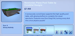 Newtonian Plane Pool Table by Corebital Designs