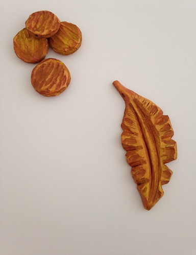 Carved Leaves from Christi Friesen's Flourish / Flora book
