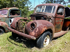 Rusty 1940 Ford Pickup Truck