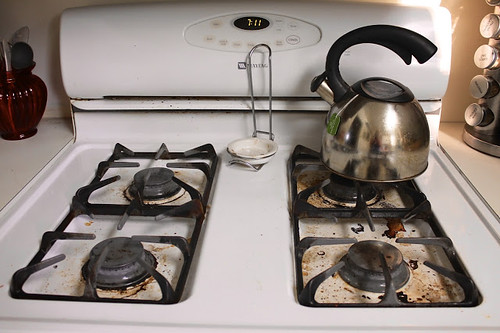 "Clean" Cleaning: Stovetop from All My Good Things