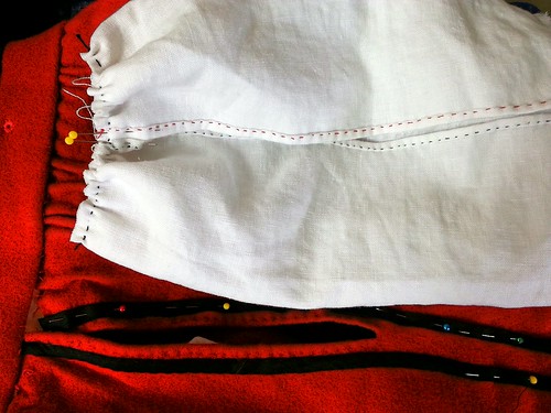 Gathering Pocket Top, Red Men's Outfit, from 1560's Italy, based heavily on Moroni portraits on MorganDonner.com