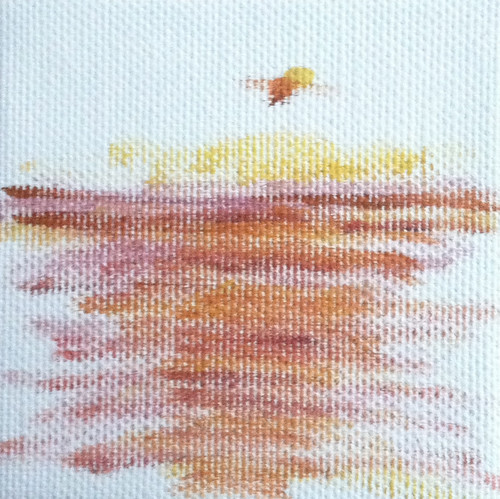 Sun and Water (Mini-Painting as of Dec. 21, 2013) by randubnick