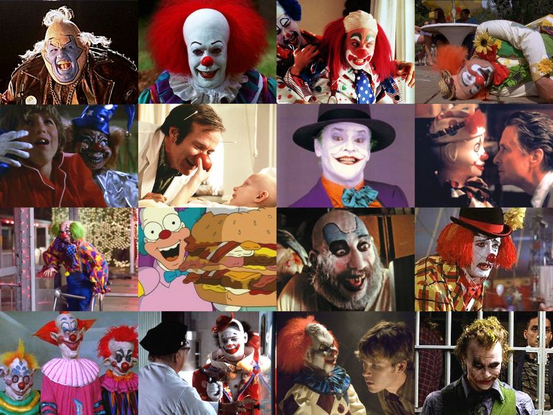 Movies with Clowns Quiz - By hellofromUK