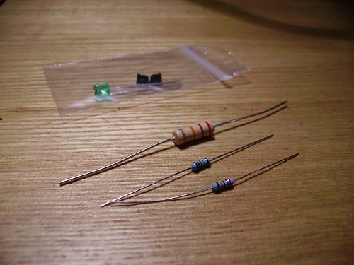 Resistors and LEDS