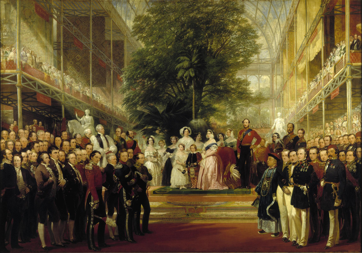The Opening of the Great Exhibition by Queen Victoria on 1 May 1851 by Henry Courtney Selous, 1852
