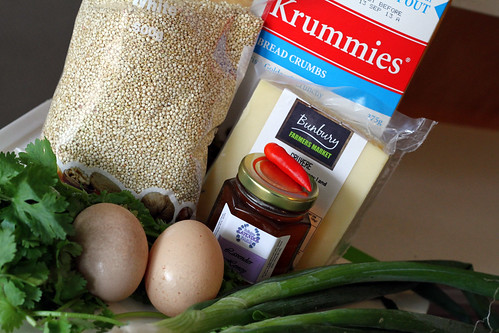 Ingredients for Quinoa Patties