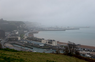 Vue sur Dover et les Eastern Docks