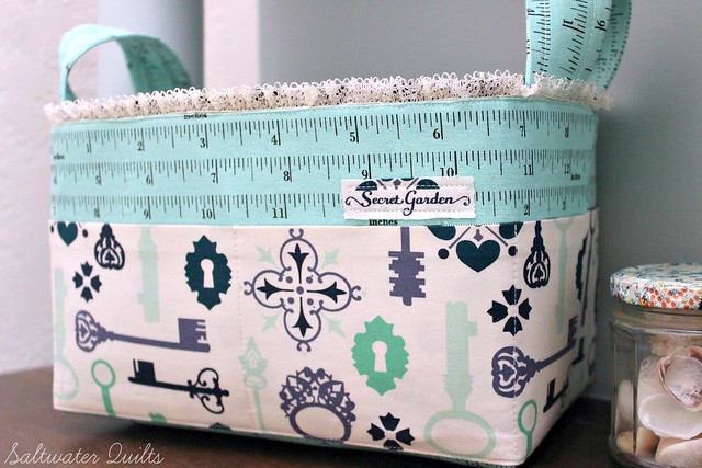 Sturdy Fabric Basket | Saltwater Quilts